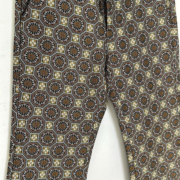 Front Row Shop Jacquard Cropped Pants - Picture 2 of 5